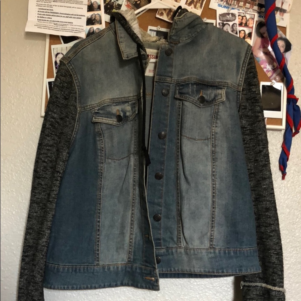 Jean jacket/hoodie